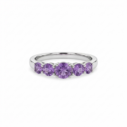 Juno Cinco Ring – Purple Sapphire