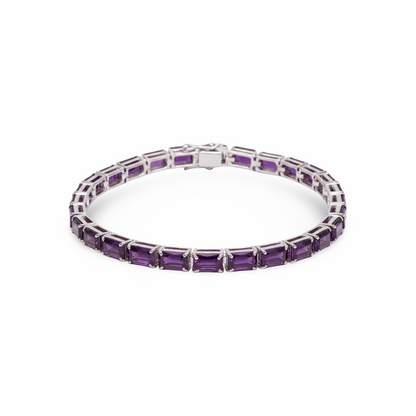 Nexus Tennis Bracelet – Purple Sapphire