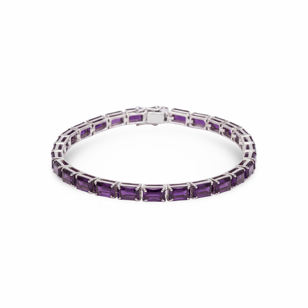 Nexus Tennis Bracelet – Purple Sapphire