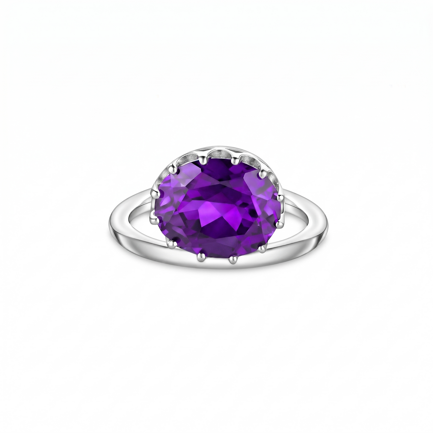 Velara Satellite Ring – Purple Sapphire