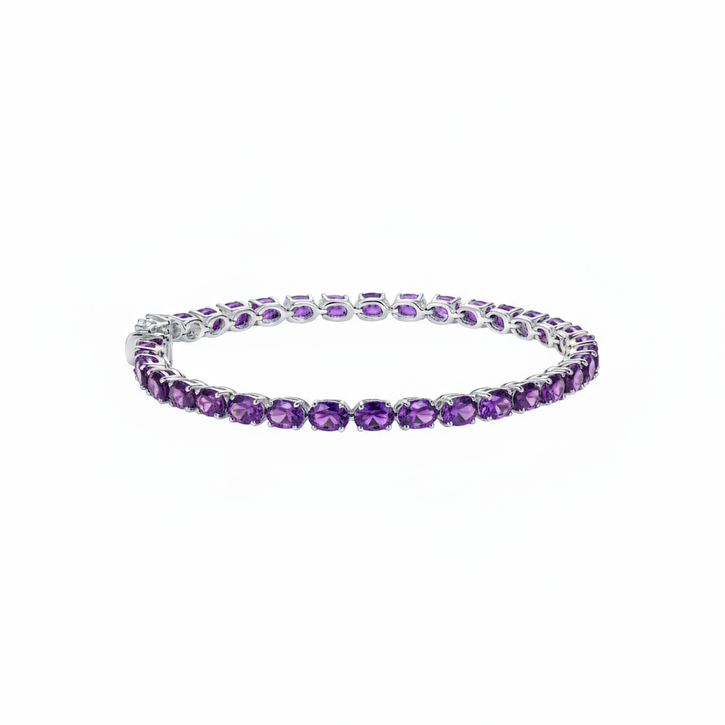 Velara Tennis Bracelet – Purple Amethyst