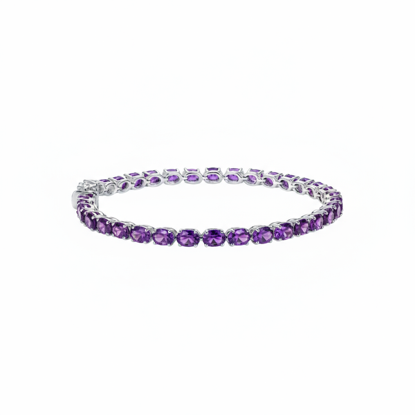 Velara Tennis Bracelet – Purple Sapphire