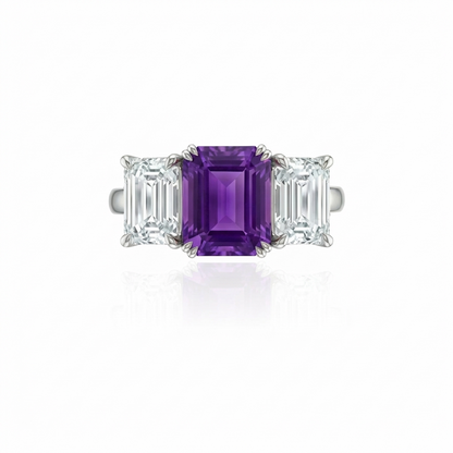 Nexus Trilogy Ring – Purple Sapphire
