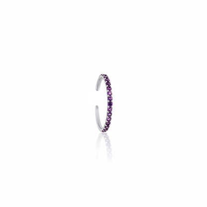Linea Mini Ear Cuff – Purple Sapphire