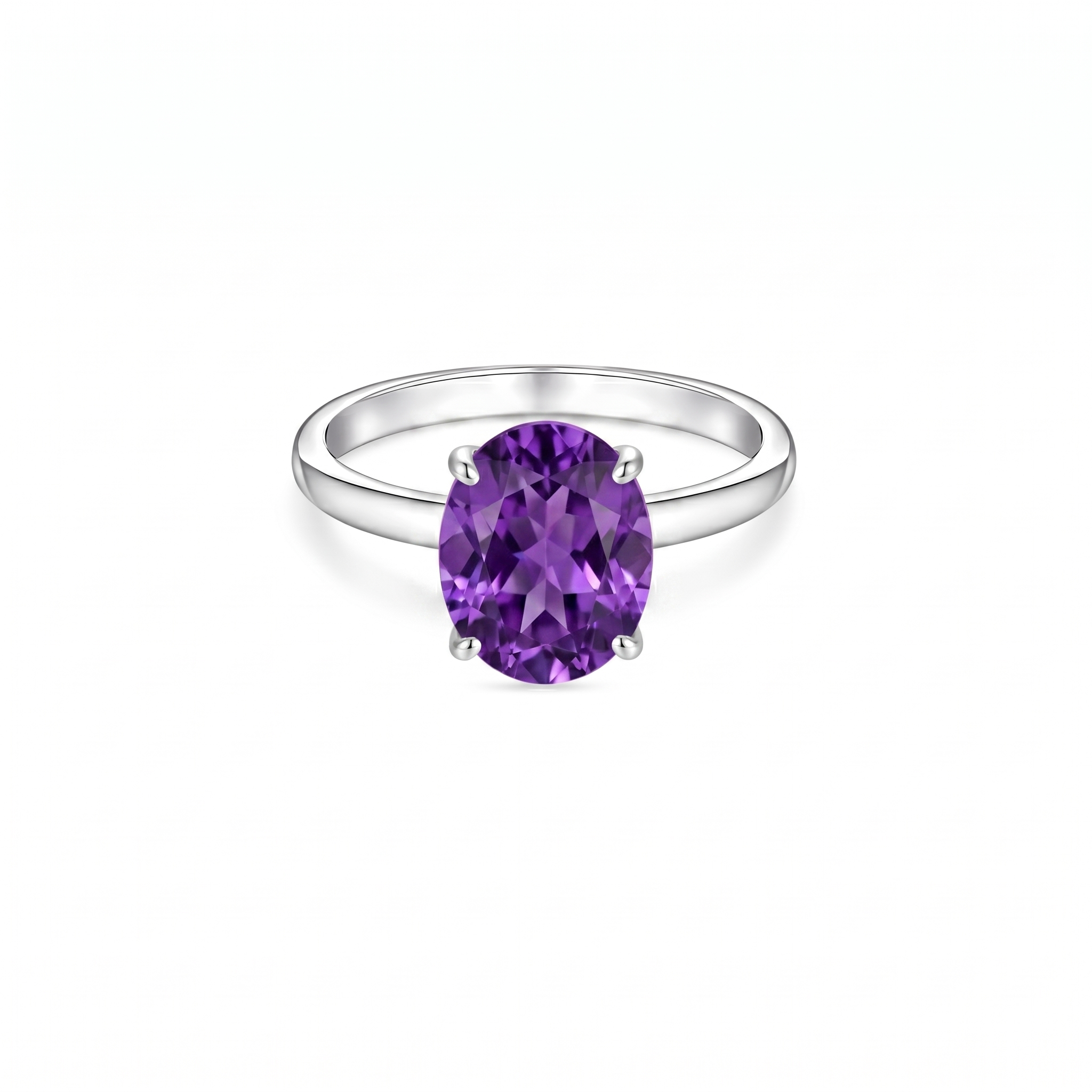 Velara Signature Ring – Purple Sapphire