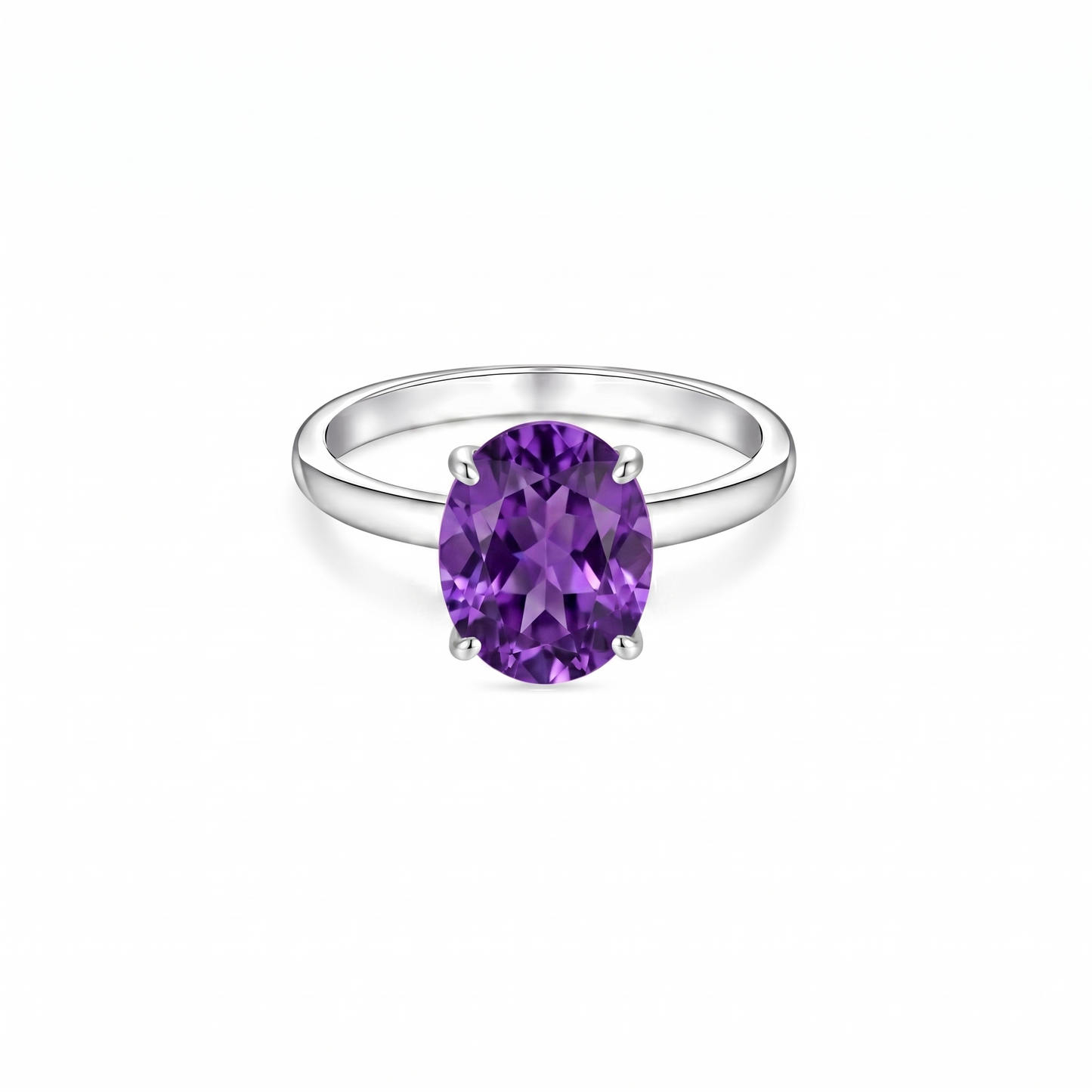 Velara Signature Ring – Purple Sapphire