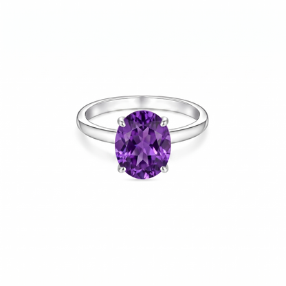 Velara Signature Ring – Purple Sapphire