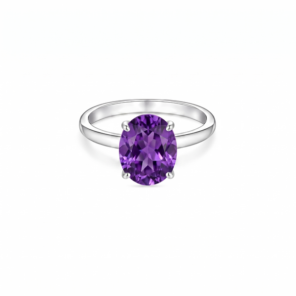 Velara Signature Ring – Purple Sapphire