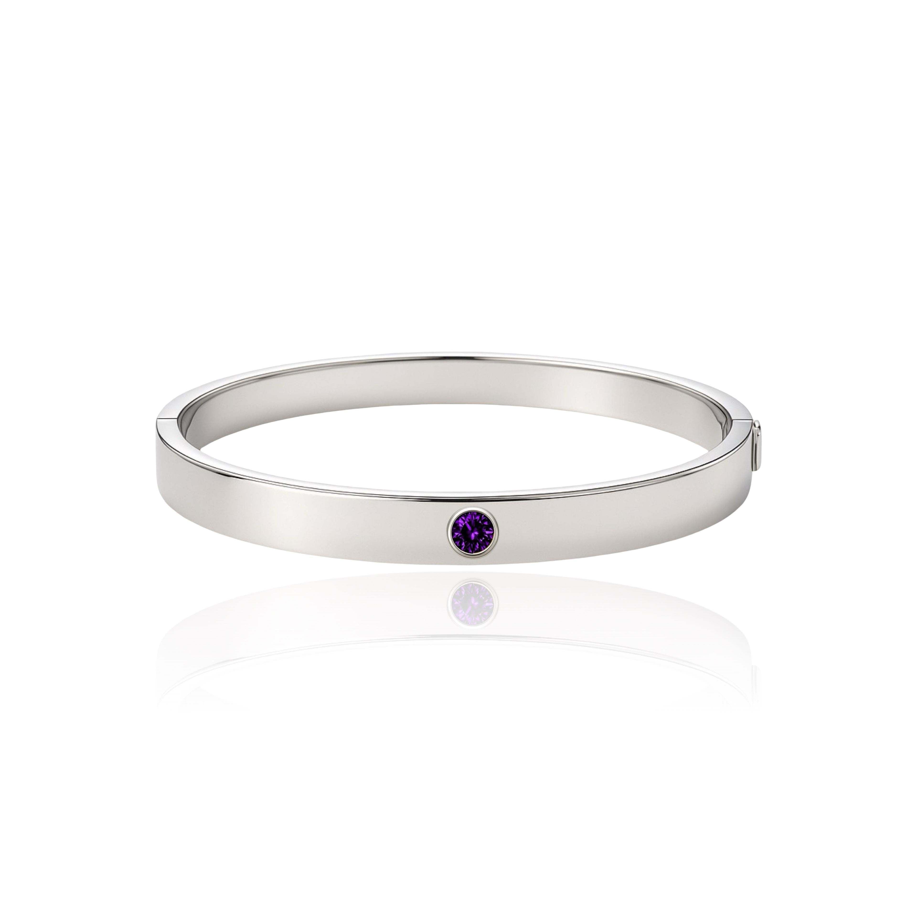 Forma Uno Elemental Bangle – Purple Sapphire