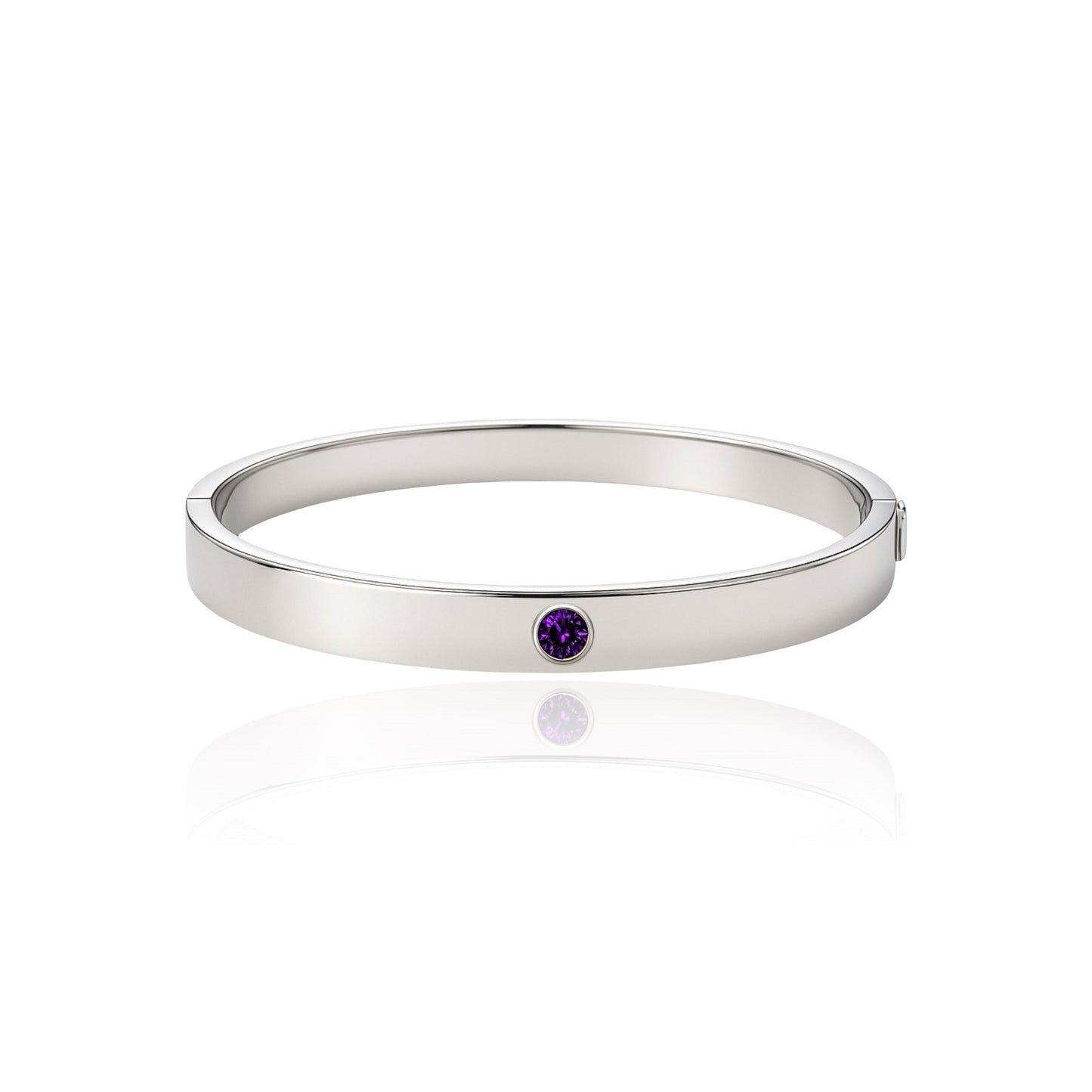 Forma Uno Elemental Bangle – Purple Amethyst