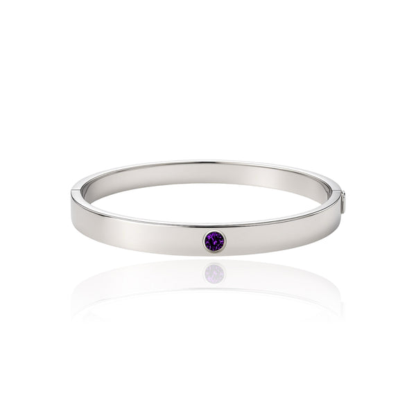 Forma Uno Elemental Bangle – Purple Sapphire