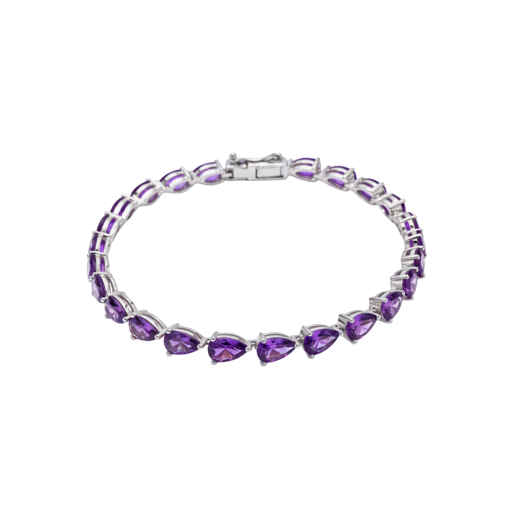 Nova Tennis Bracelet – Purple Amethyst