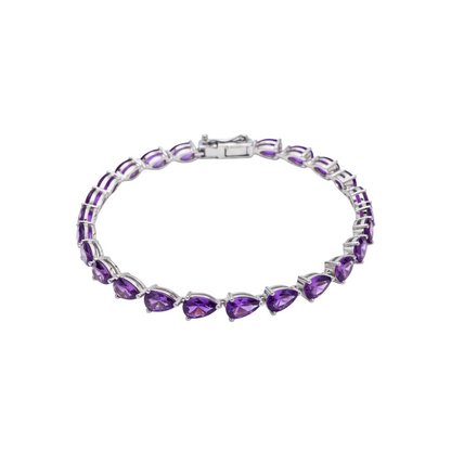 Nova Tennis Bracelet – Purple Sapphire