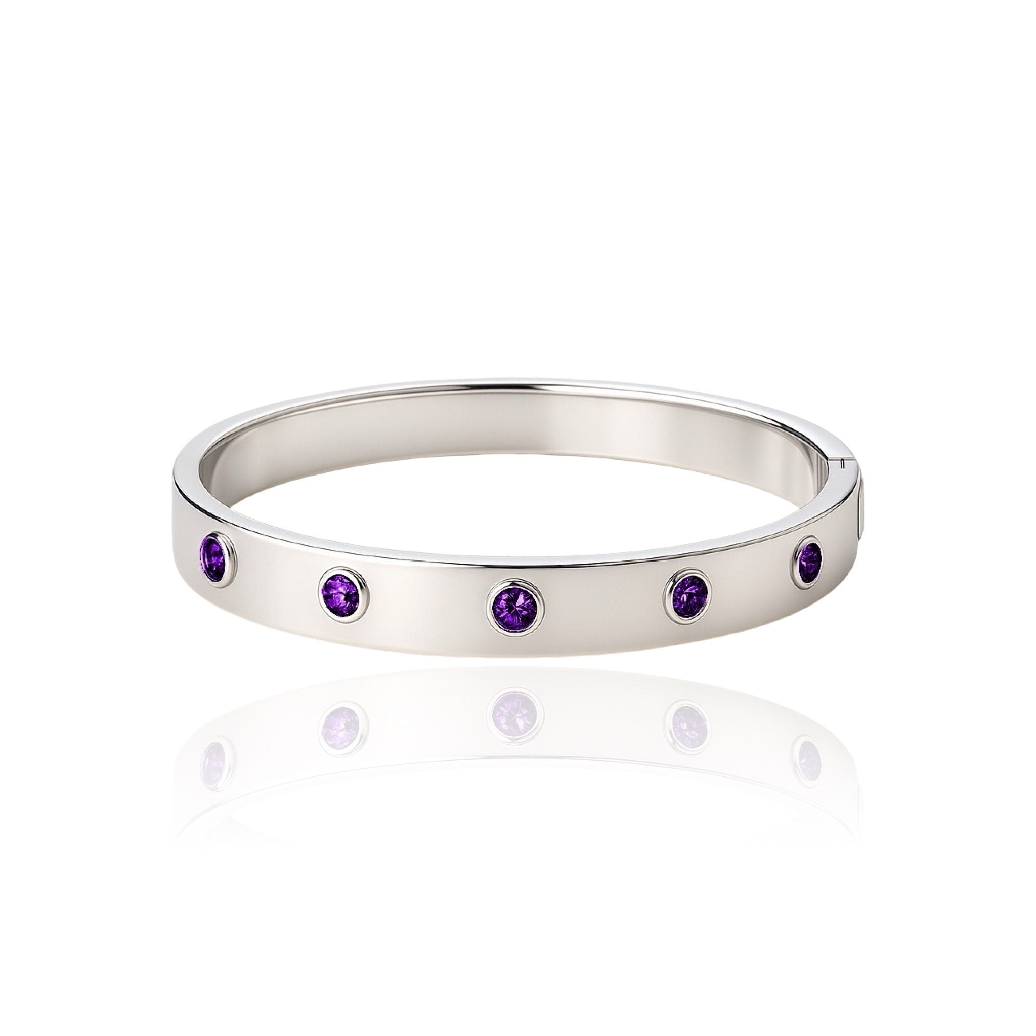 Forma Cinco Elemental Bangle – Purple Sapphire