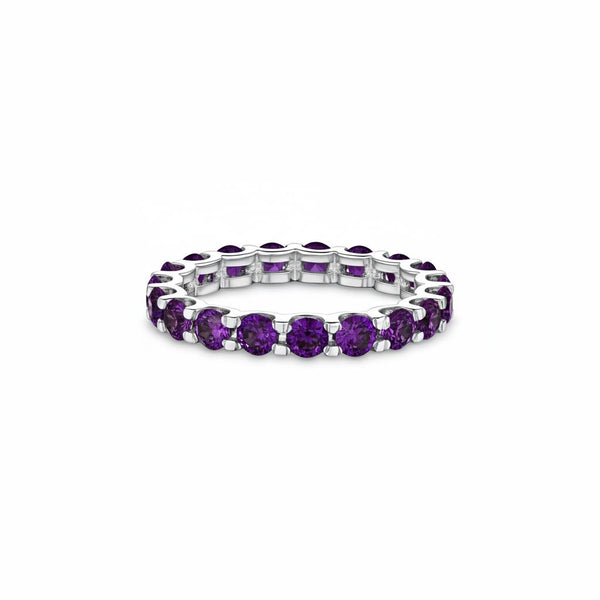 Linea Grande Ring – Purple Amethyst