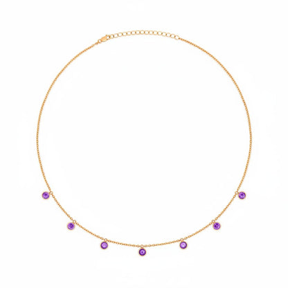 Forma Harmony Necklace – Purple Sapphire