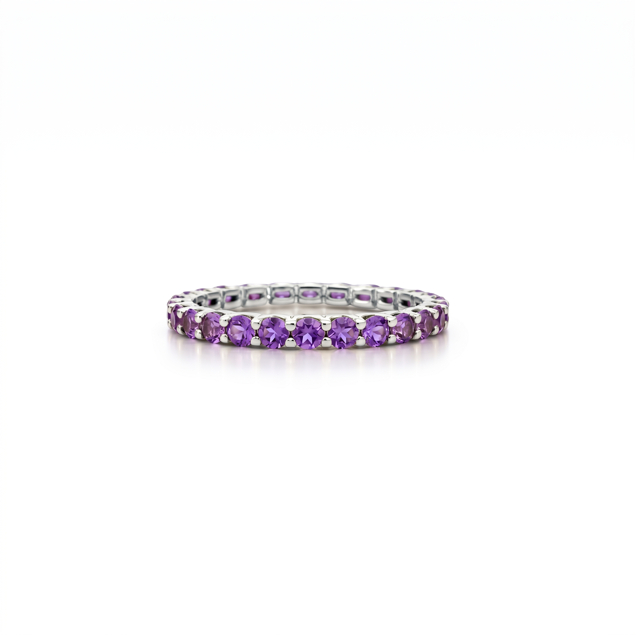 Linea Midi Ring – Purple Sapphire