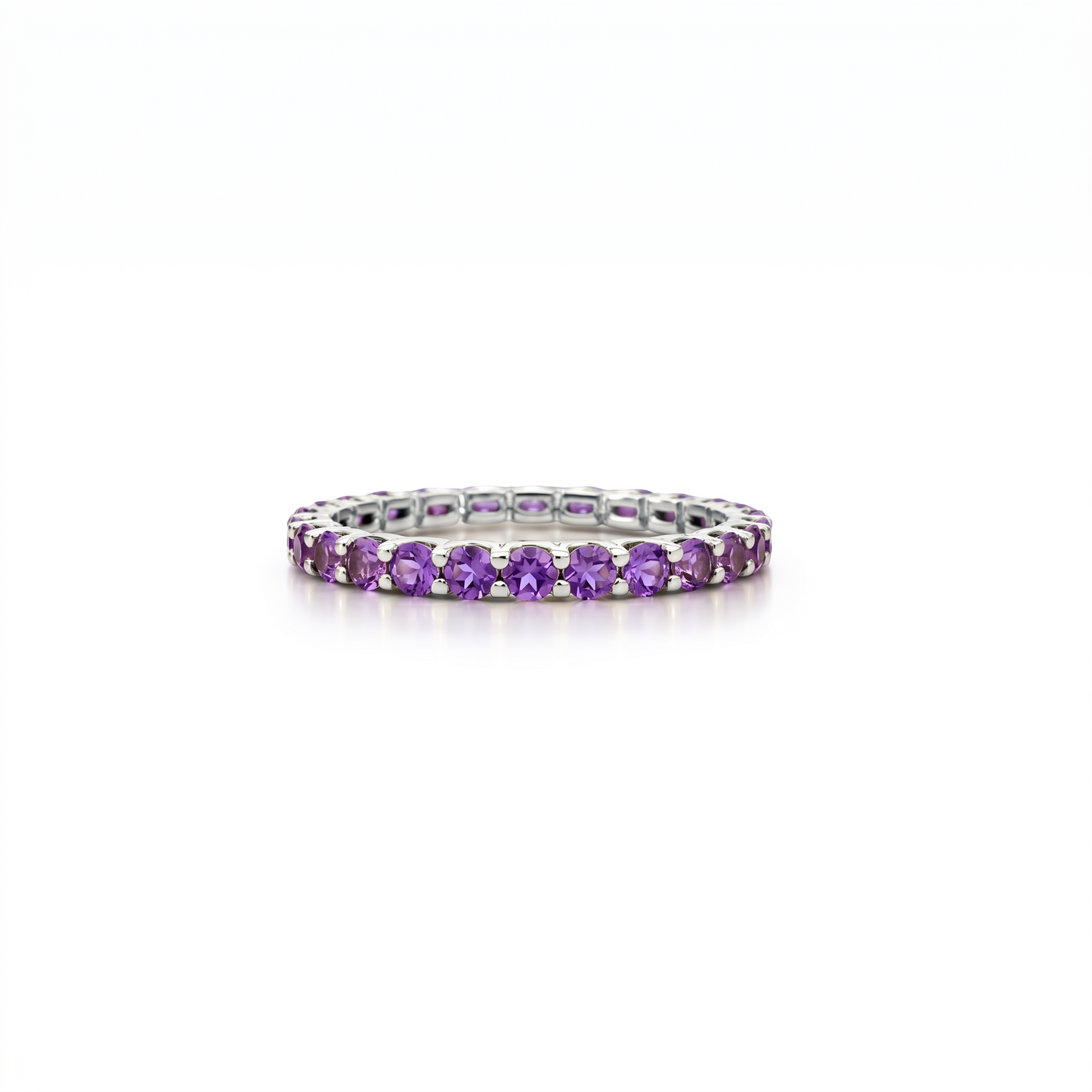 Linea Midi Ring – Purple Sapphire