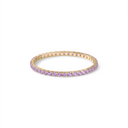 Linea Mini Ring – Purple Sapphire