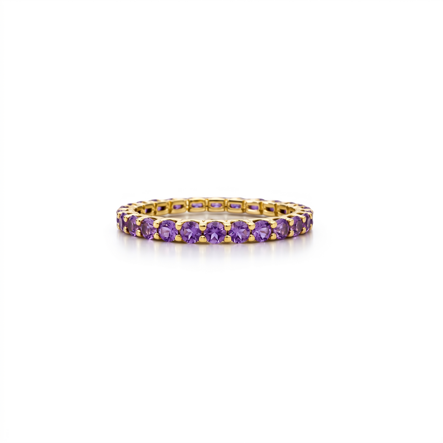 Linea Midi Ring – Purple Sapphire