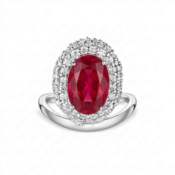 Velara Crest Ring – Red Ruby