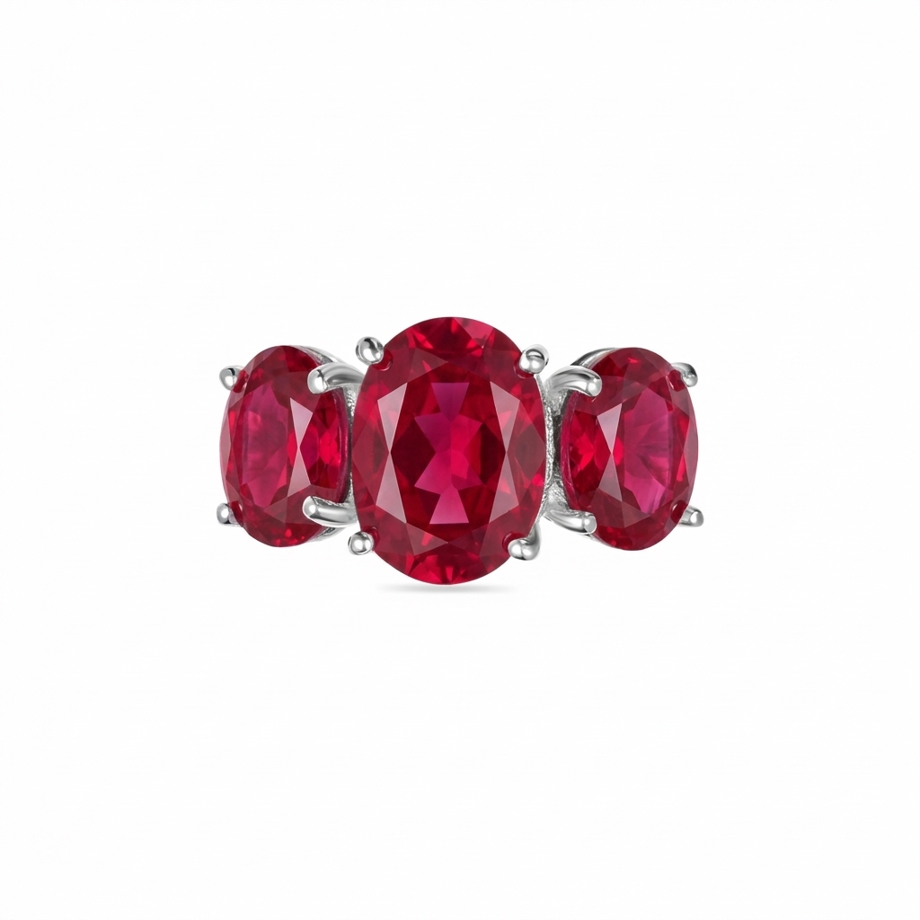 Velara Grand Trilogy Ring – Red Ruby