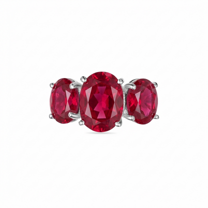 Velara Grand Trilogy Ring – Red Ruby