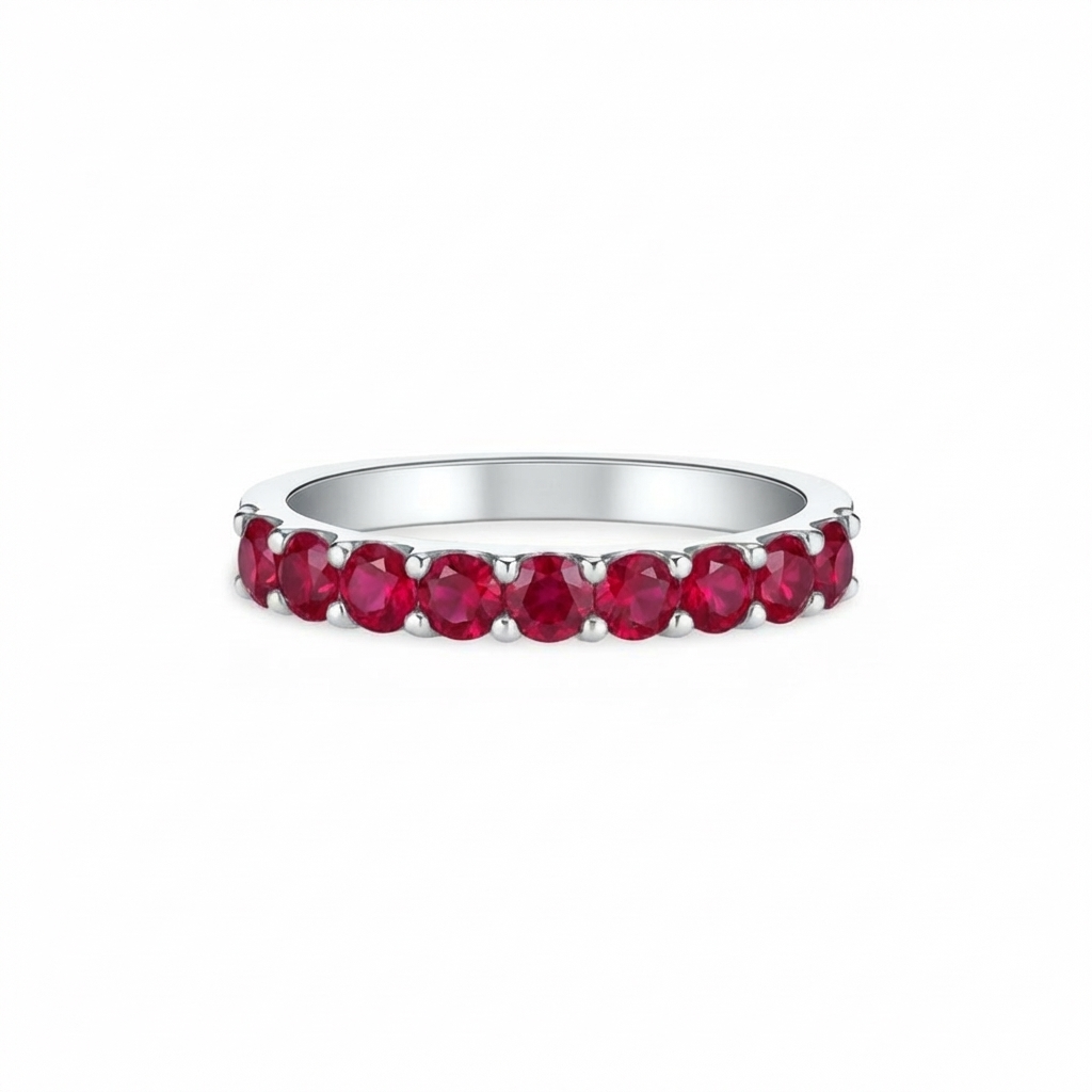 Linea Demi Grande Ring – Red Ruby