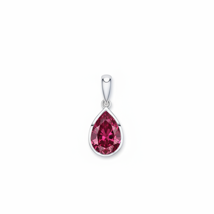 Nova Frame Pendant – Red Ruby