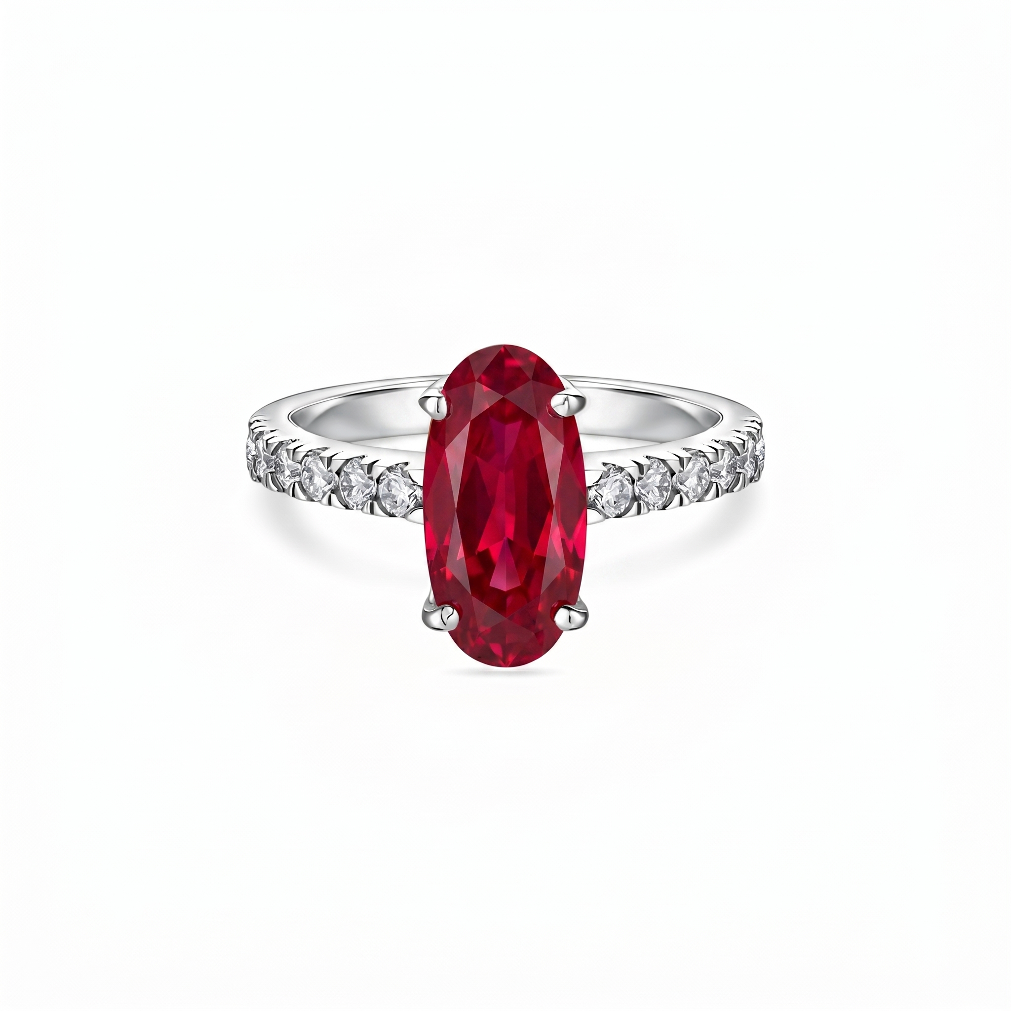 Velara Axis Ring – Red Ruby
