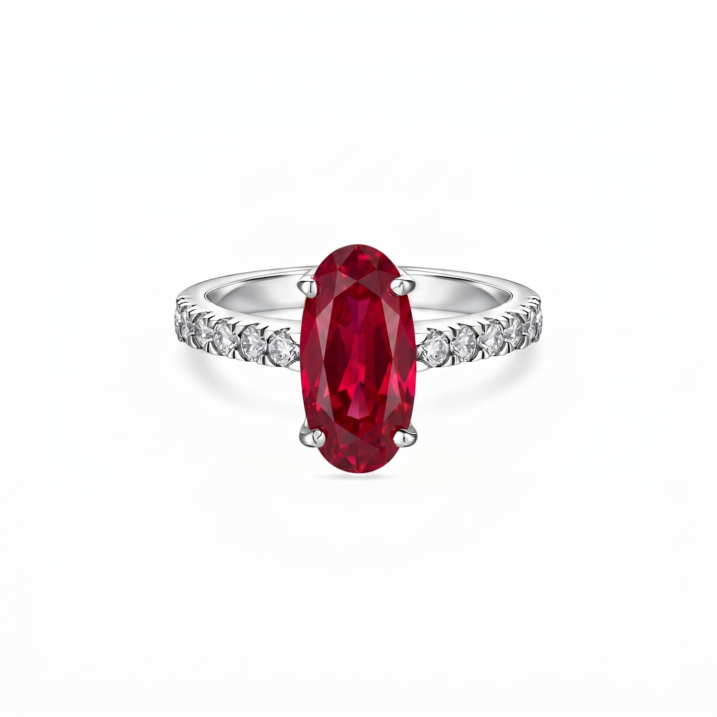 Velara Axis Ring – Red Ruby