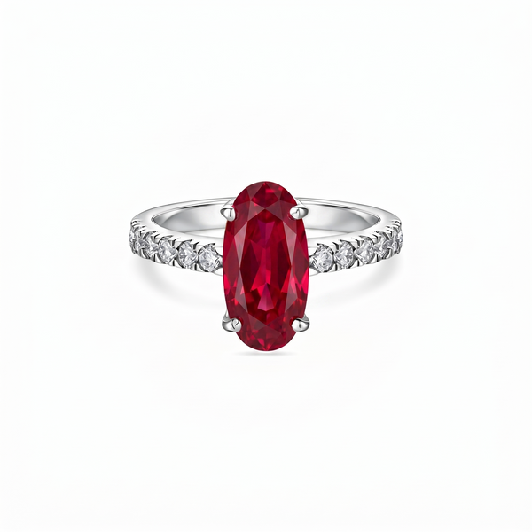 Velara Axis Ring – Red Ruby