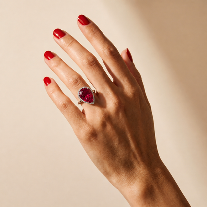 Nova Principessa Ring – Red Ruby