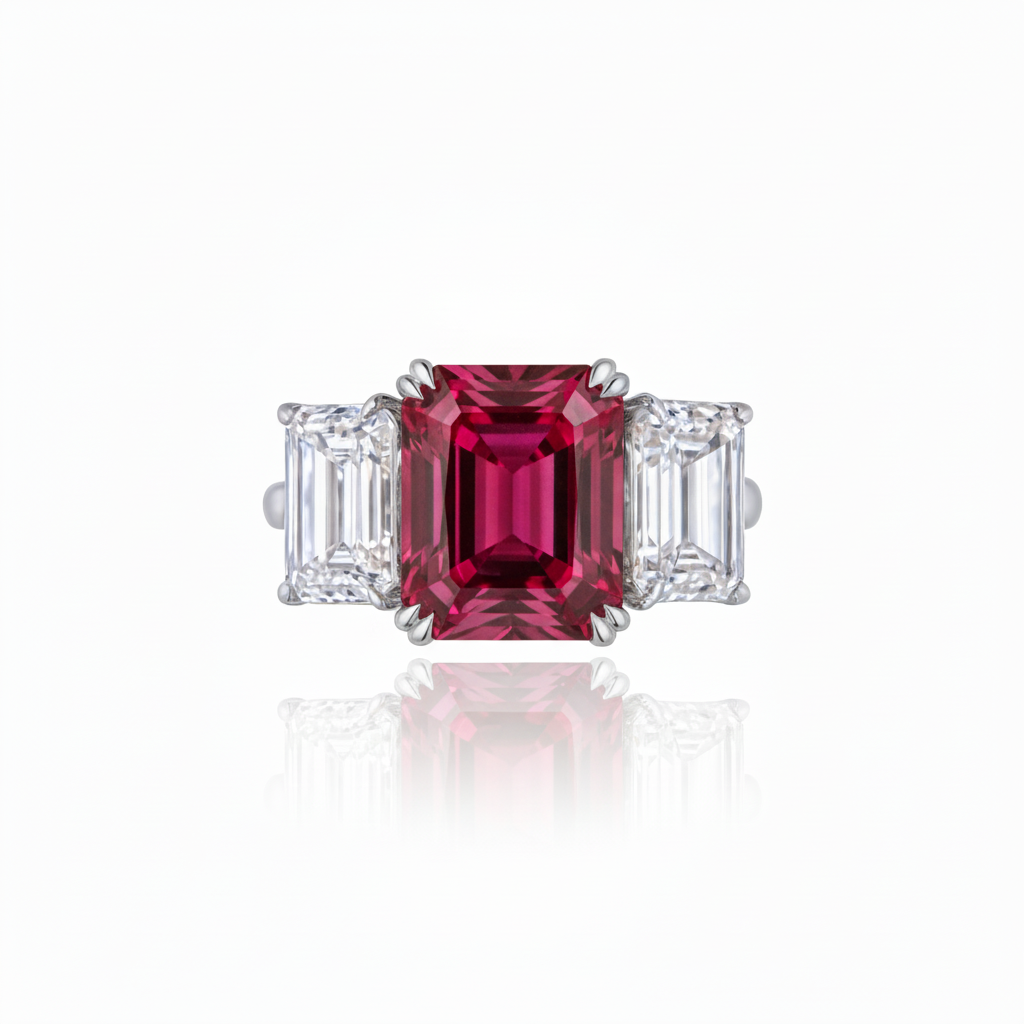 Nexus Trilogy Ring – Red Ruby