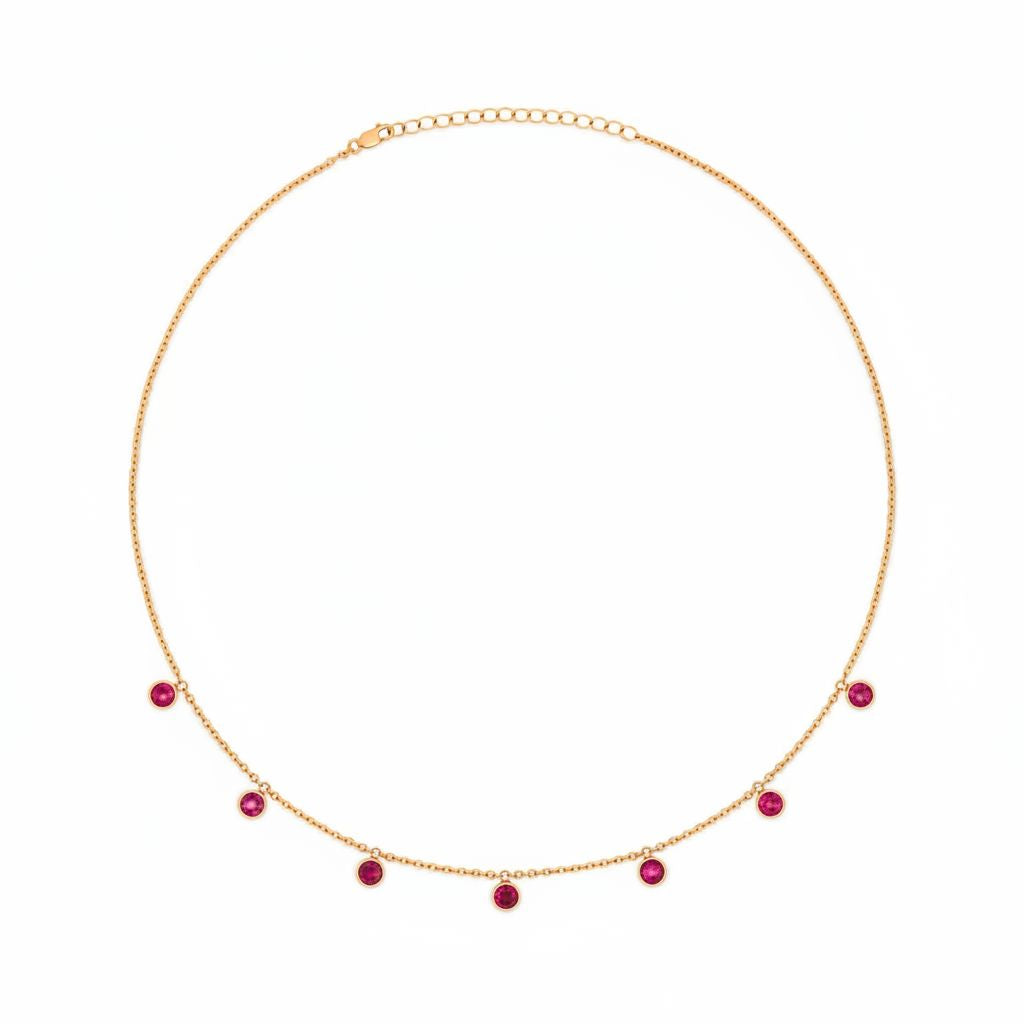 Forma Harmony Necklace – Red Ruby