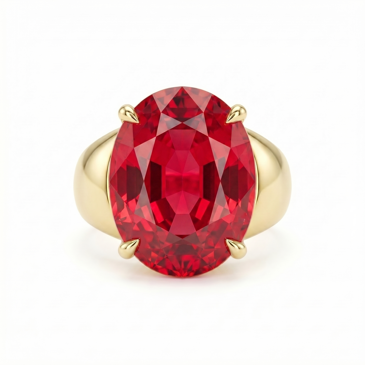 Velara Signet Ring – Red Ruby