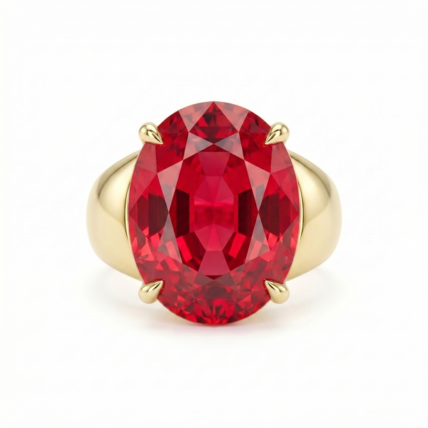 Velara Signet Ring – Red Ruby