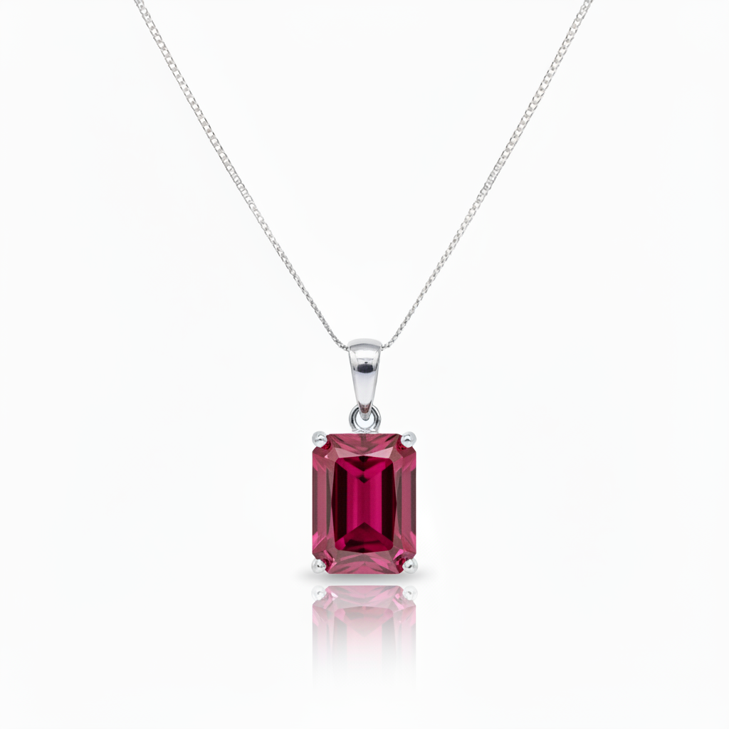 Nexus Statement Pendant – Red Ruby