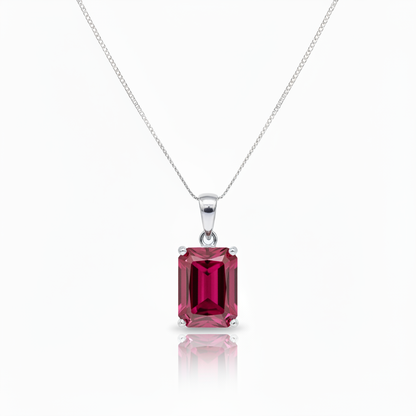 Nexus Statement Pendant – Red Ruby