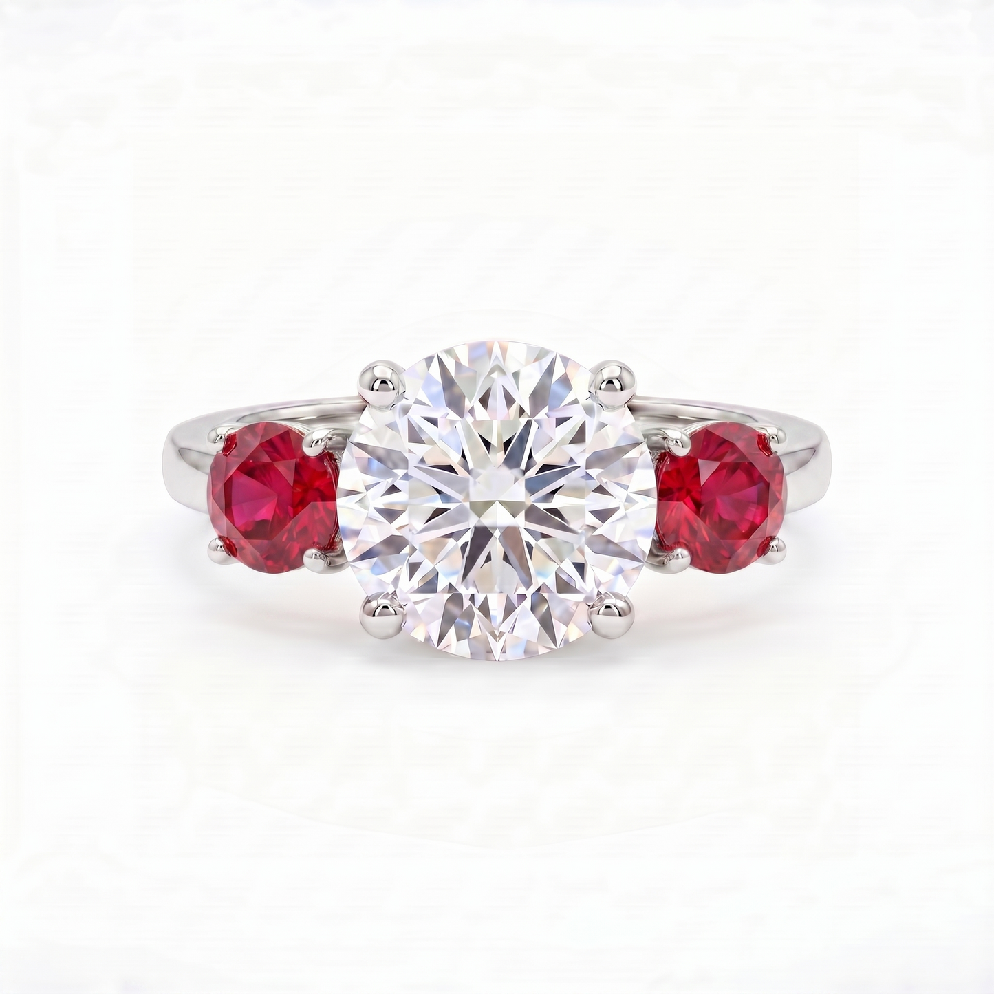 Juno Trilogy Ring – Red Ruby