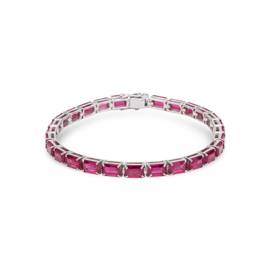 Nexus Tennis Bracelet – Red Ruby