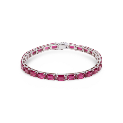 Nexus Tennis Bracelet – Red Ruby