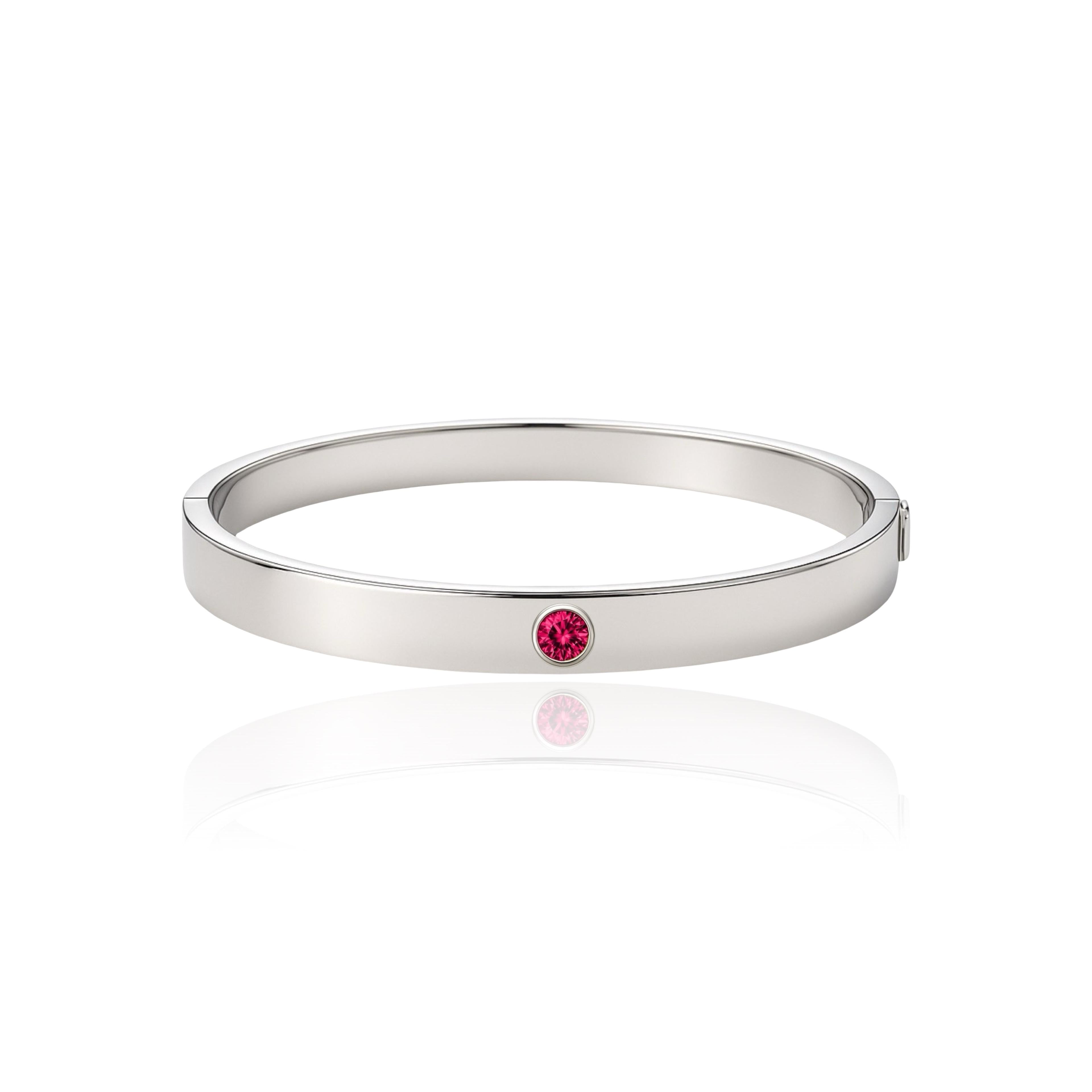 Forma Uno Elemental Bangle – Red Ruby