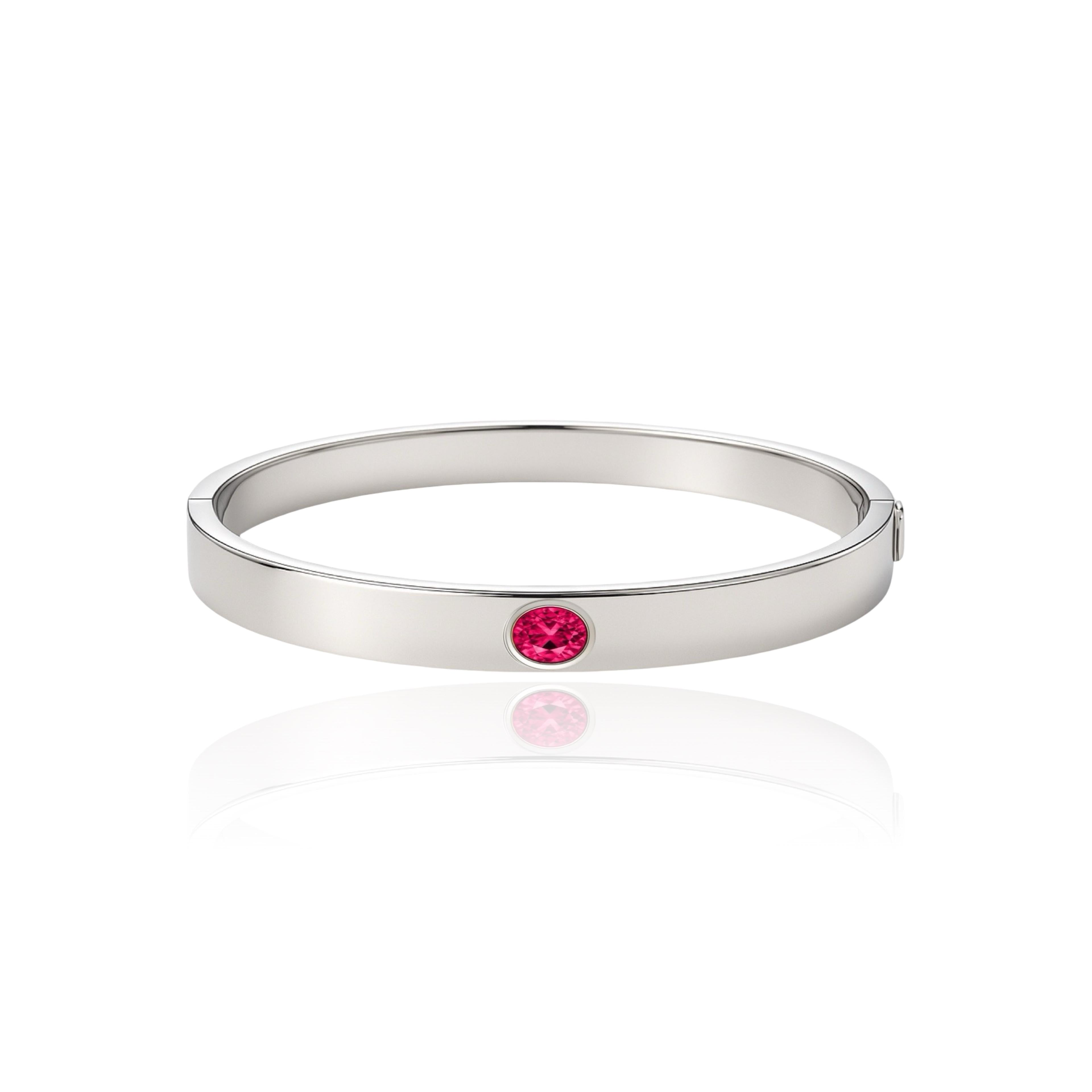 Velara Uno Elemental Bangle – Red Ruby