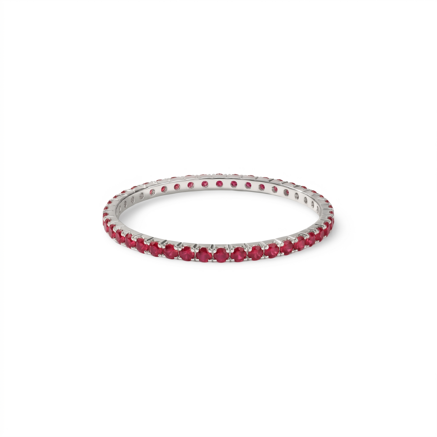 Linea Mini Ring – Red Ruby
