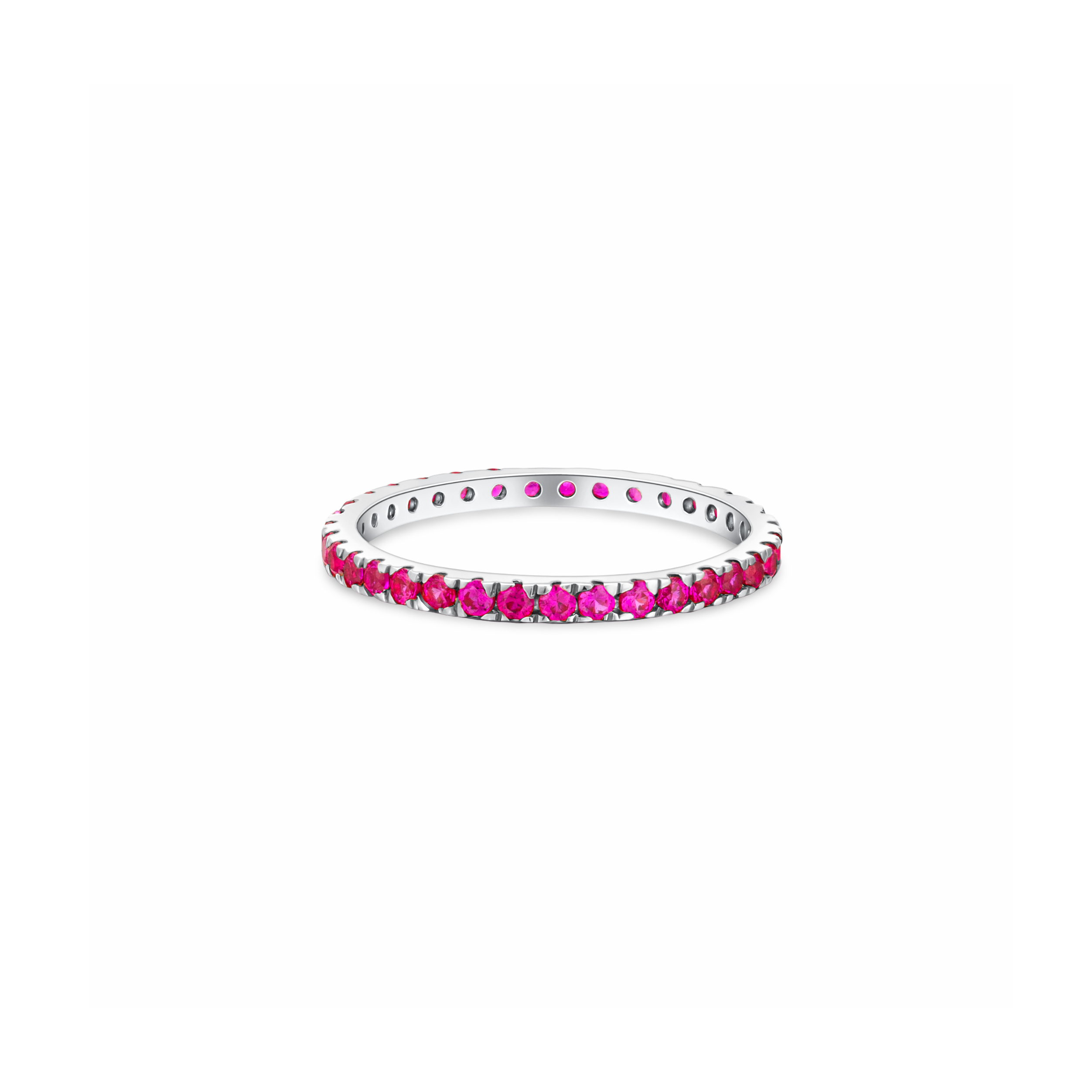 Linea Mini Ring – Red Ruby