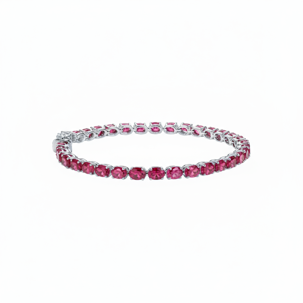 Velara Tennis Bracelet – Red Ruby