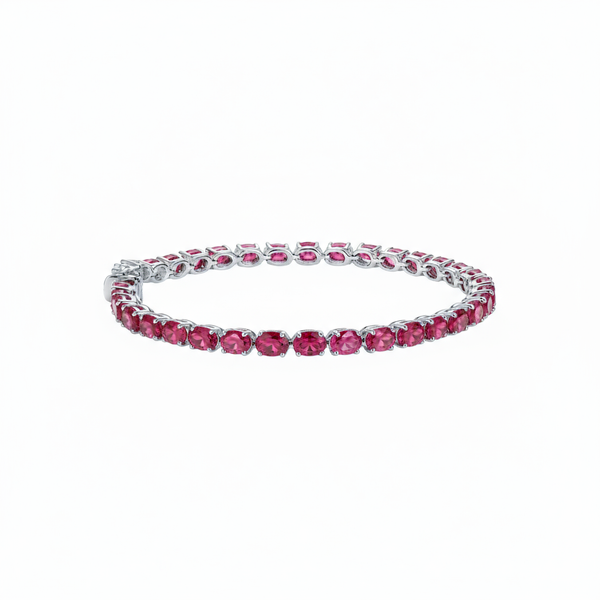 Velara Tennis Bracelet – Red Ruby