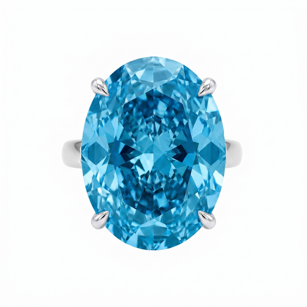 Velara Gala Ring – Teal Blue Spinel