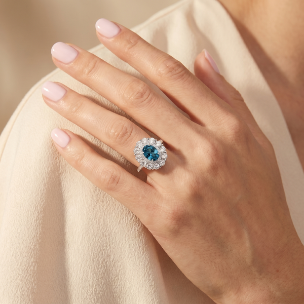 Teal Blue Spinel